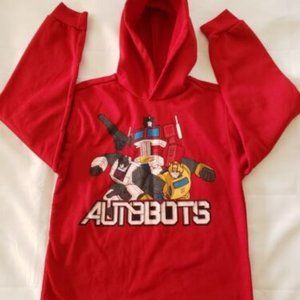 VTG Transformers Universe AUTOBOTS Hoodie Boy’s size XL(14-16) polyester Red